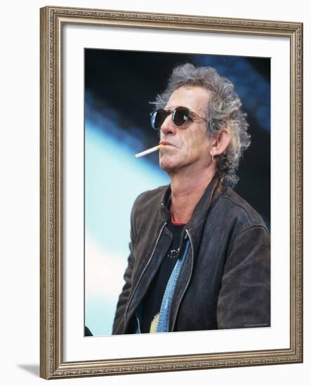 Musician Keith Richards-Dave Allocca-Framed Premium Photographic Print