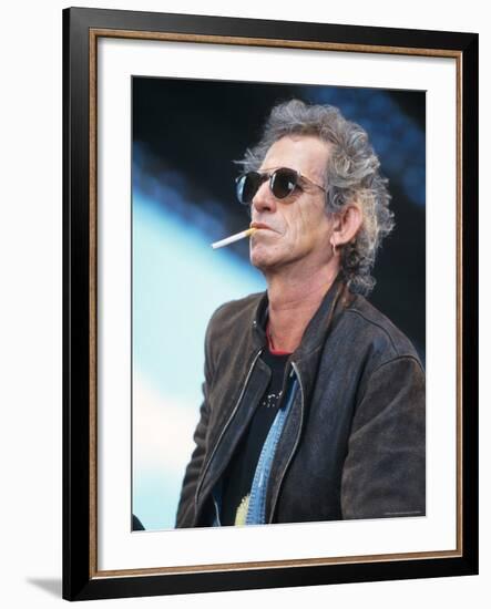 Musician Keith Richards-Dave Allocca-Framed Premium Photographic Print