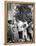 Musician Louis Armstrong with Neighborhood Kids-John Loengard-Framed Premier Image Canvas