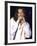 Musician Michael Hutchence of Rock Group Inxs Performing-David Mcgough-Framed Premium Photographic Print