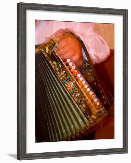 Musician Playing Accordion for Turkish Dancers, Turkey-Darrell Gulin-Framed Photographic Print