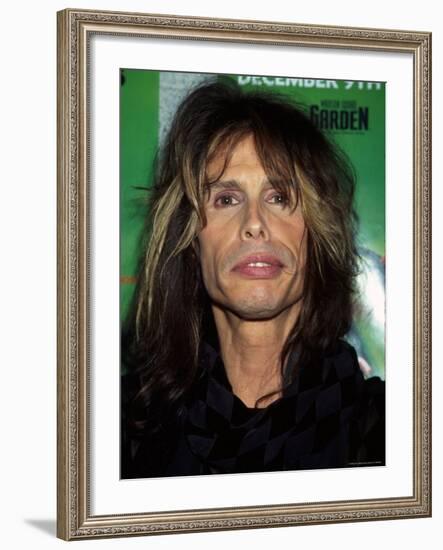 Musician Steven Tyler at Z-100 Radio Station's Jingle Ball-Dave Allocca-Framed Premium Photographic Print