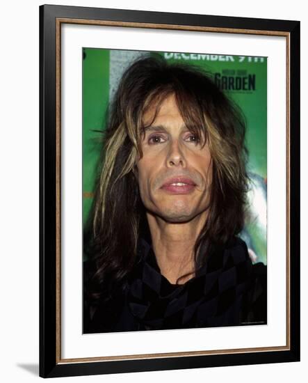 Musician Steven Tyler at Z-100 Radio Station's Jingle Ball-Dave Allocca-Framed Premium Photographic Print