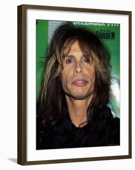 Musician Steven Tyler at Z-100 Radio Station's Jingle Ball-Dave Allocca-Framed Premium Photographic Print