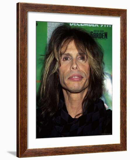 Musician Steven Tyler at Z-100 Radio Station's Jingle Ball-Dave Allocca-Framed Premium Photographic Print