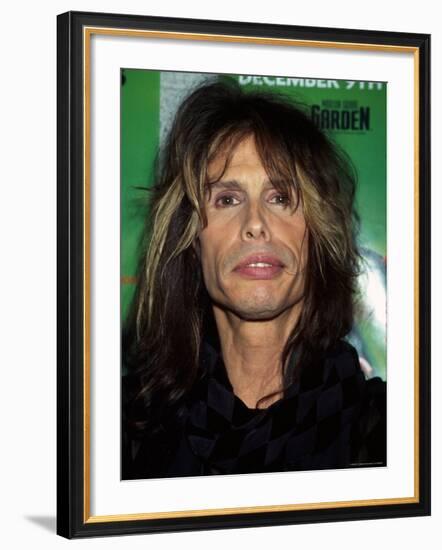 Musician Steven Tyler at Z-100 Radio Station's Jingle Ball-Dave Allocca-Framed Premium Photographic Print