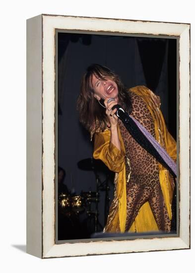 Musician Steven Tyler Performing-Dave Allocca-Framed Premier Image Canvas