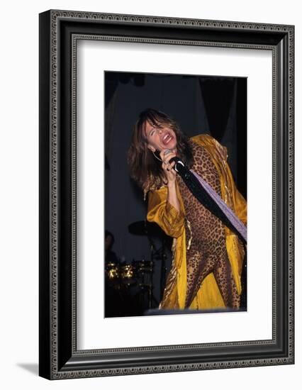 Musician Steven Tyler Performing-Dave Allocca-Framed Photographic Print