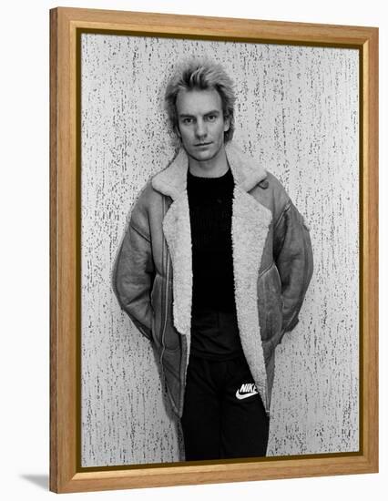 Musician Sting-null-Framed Premier Image Canvas