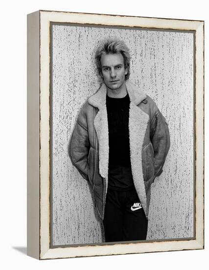 Musician Sting-null-Framed Premier Image Canvas