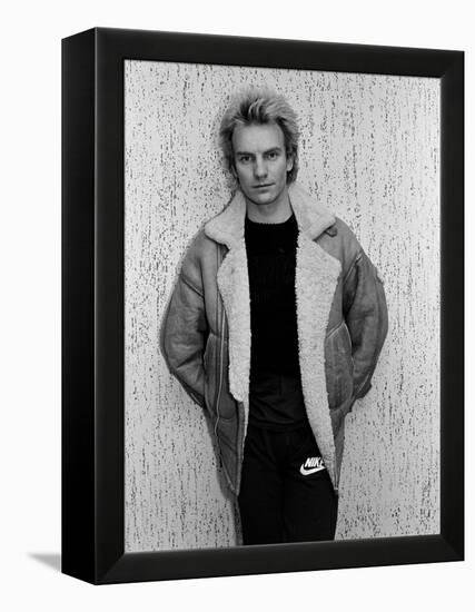 Musician Sting-null-Framed Premier Image Canvas