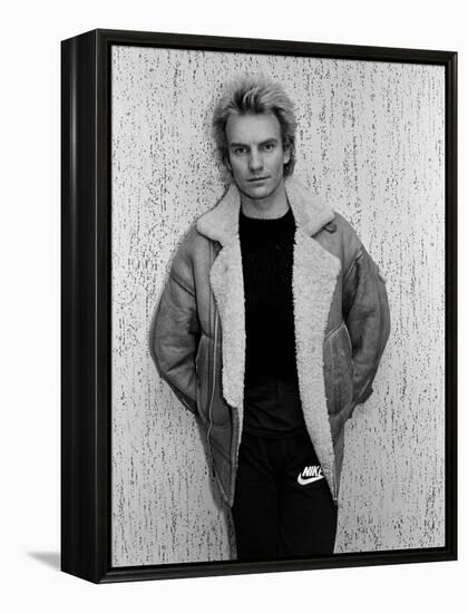 Musician Sting-null-Framed Premier Image Canvas