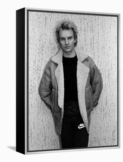 Musician Sting-null-Framed Premier Image Canvas