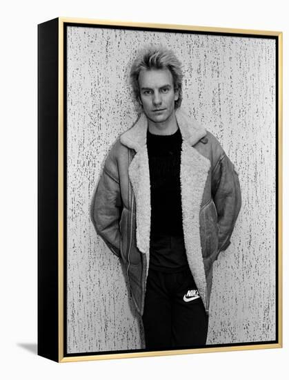 Musician Sting-null-Framed Premier Image Canvas