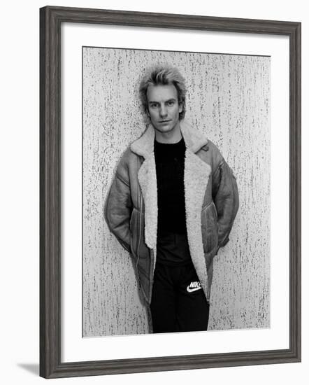 Musician Sting-null-Framed Premium Photographic Print