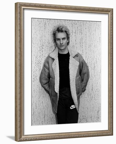 Musician Sting-null-Framed Premium Photographic Print