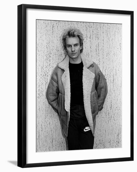 Musician Sting-null-Framed Premium Photographic Print