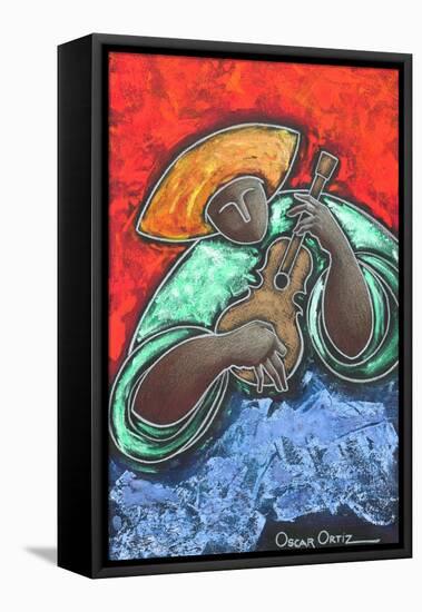 Musician-Oscar Ortiz-Framed Premier Image Canvas