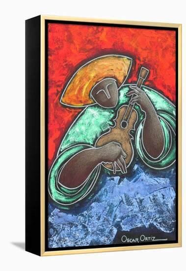 Musician-Oscar Ortiz-Framed Premier Image Canvas