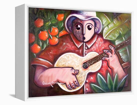 Musician-Oscar Ortiz-Framed Premier Image Canvas