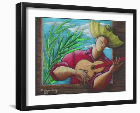 Musician-Oscar Ortiz-Framed Giclee Print