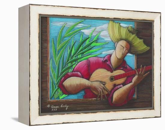 Musician-Oscar Ortiz-Framed Premier Image Canvas