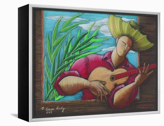 Musician-Oscar Ortiz-Framed Premier Image Canvas