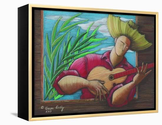 Musician-Oscar Ortiz-Framed Premier Image Canvas