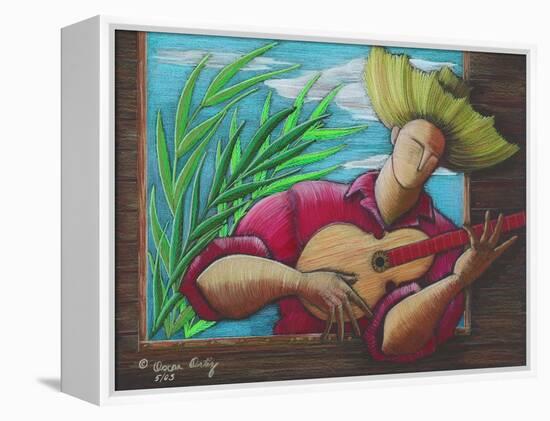 Musician-Oscar Ortiz-Framed Premier Image Canvas