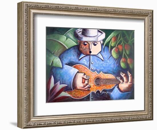 Musician-Oscar Ortiz-Framed Giclee Print