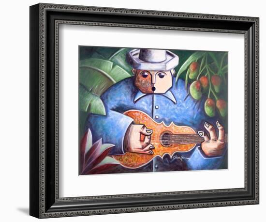 Musician-Oscar Ortiz-Framed Giclee Print