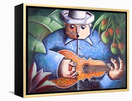 Musician-Oscar Ortiz-Framed Premier Image Canvas