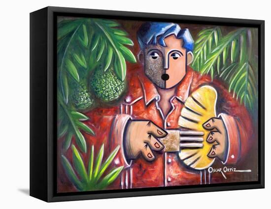 Musician-Oscar Ortiz-Framed Premier Image Canvas