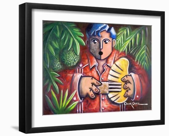 Musician-Oscar Ortiz-Framed Giclee Print