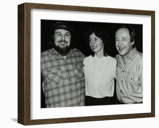 Musicians Dr John and Chris Barber at the Forum Theatre, Hatfield, Hertfordshire, 1981-Denis Williams-Framed Photographic Print