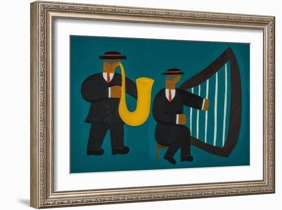 Musicians in Geneva-Cristina Rodriguez-Framed Giclee Print