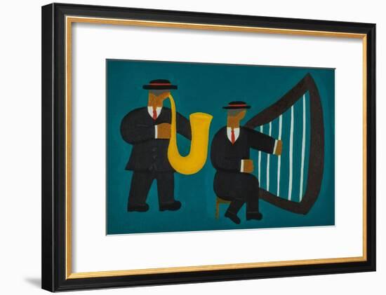 Musicians in Geneva-Cristina Rodriguez-Framed Giclee Print