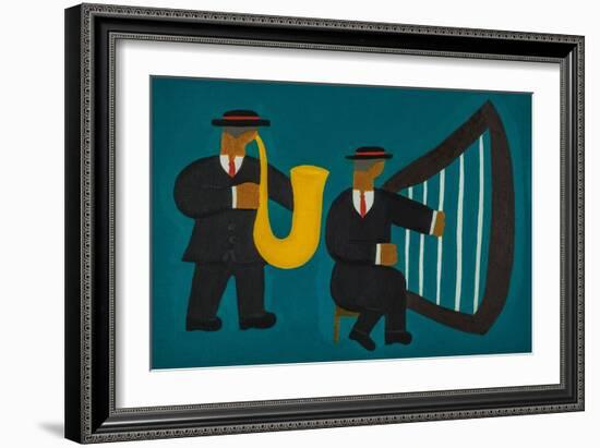 Musicians in Geneva-Cristina Rodriguez-Framed Giclee Print