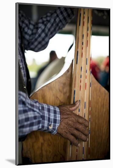 Musicians on Boat to Isla Janitzio, Michoacan, Mexico, North America-Ben Pipe-Mounted Photographic Print