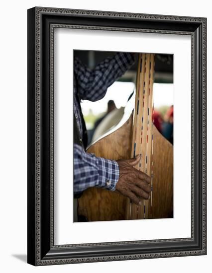 Musicians on Boat to Isla Janitzio, Michoacan, Mexico, North America-Ben Pipe-Framed Photographic Print