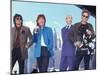 Musicians Ronnie Wood, Mick Jagger, Charlie Watts and Keith Richards of the Rolling Stones-Dave Allocca-Mounted Premium Photographic Print