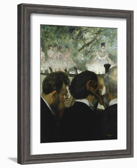 Musiciens a L'Orchestre, 1872-Edgar Degas-Framed Giclee Print