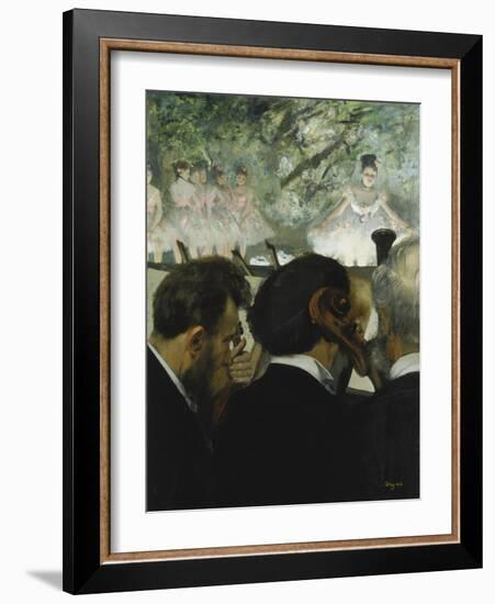 Musiciens a L'Orchestre, 1872-Edgar Degas-Framed Giclee Print