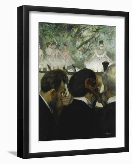 Musiciens a L'Orchestre, 1872-Edgar Degas-Framed Giclee Print