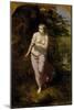 Musidora Bathing, 1849 (Oil on Canvas)-Arthur Hughes-Mounted Giclee Print