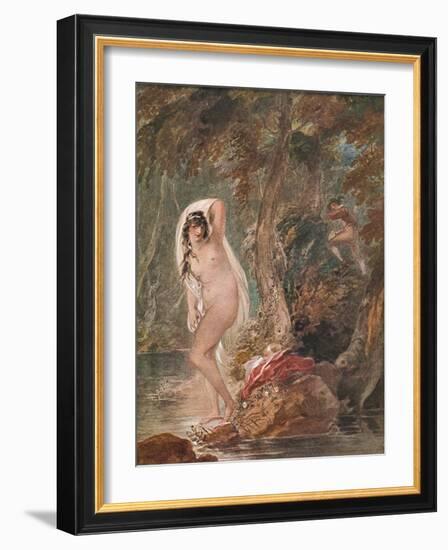 'Musidora', c1788 (1904)-William Hamilton-Framed Giclee Print