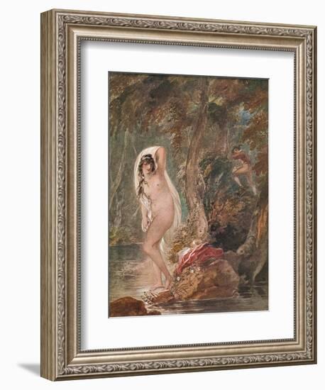 'Musidora', c1788 (1904)-William Hamilton-Framed Giclee Print