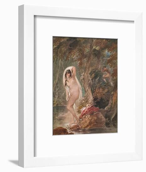 'Musidora', c1788 (1904)-William Hamilton-Framed Giclee Print