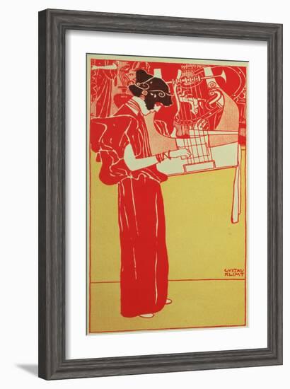 Musik-Gustav Klimt-Framed Giclee Print