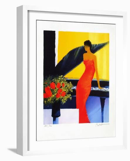 Musique Rouge-Emile Bellet-Framed Limited Edition